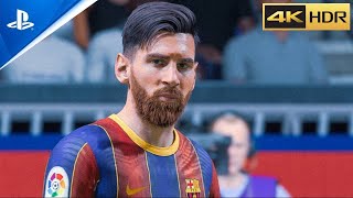 Barcelona vs Real Madrid  FIFA 21  El Clasico PS5™ 4K HDR [upl. by Trauts]