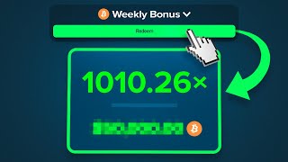 I CLAIMED MY STAKE WEEKLY AND HIT A 1000X WIN [upl. by Florella]