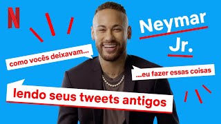 Neymar Jr lê seus tweets lendários  Netflix Brasil [upl. by Corvese]