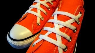 How to Cross Lock Lace CHUCK TAYLORS [upl. by Eiddet]