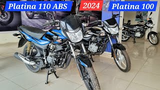 2024 New Bajaj Platina 110 ABS and Drum model  Platina 100cc Bs6 सबसे सस्ती और दमदार [upl. by Helbonnas945]