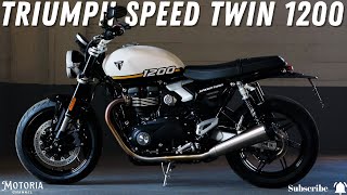 2025 Triumph Speed Twin 1200 A New Era of Classic Modernity Sportbikes  New Power amp Style [upl. by Teirtza]