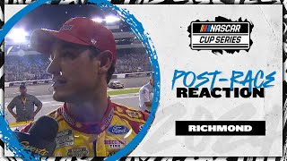 Logano fired up over ‘BS’ finish at Richmond  NASCAR [upl. by Nosiaj301]