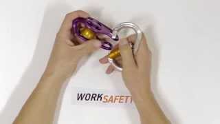 Worksafetycz  PETZL karabina OK TRIACT LOCK Recenze  Review [upl. by Mikaela380]