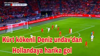 Kürt futbolcu Deniz Undav Almanya ile ilk golünü kaydetti [upl. by Yrret898]