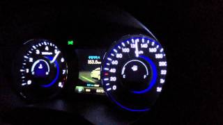 HYUNDAI GRANDEUR HG 30 GDI 0160Kmh acceleration by CNG [upl. by Margery541]