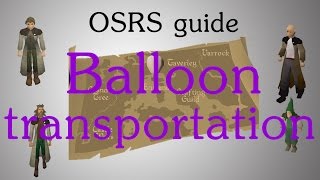 OSRS Hot air balloon transportation guide [upl. by Anawek]