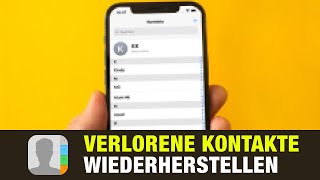 Top Lösungen für iPhone gelöschte Kontakte Wiederherstellen 2021 [upl. by Eityak]