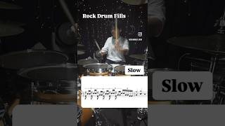 🔥🥁Rock Drum fills🥁🔥 No4 Drum Tap rockdrummer rockdrumming metal teachdrums teaching no4 [upl. by Edijabab758]