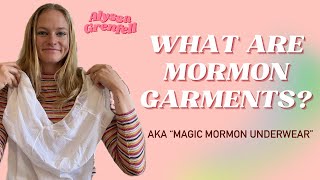 Mormon Garments Explained [upl. by Ddej]