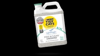 Reviewing Tidy Cats Litter whats good and whats bad about it [upl. by Arikehs]