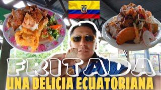 La verdadera FRITADA ECUATORIANA Hecho a Leña  GUAYACÁNPUJILÍECUADOR🇪🇨  Ferchito Aventura [upl. by Ayekahs]