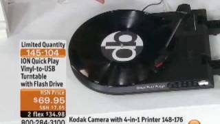 ION QUICK PLAY FLASH VinyltoUSB Turntable [upl. by Hildick]