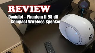 Devialet  Phantom II 98 dB  Compact Wireless Speaker Review 2024 [upl. by Ohcirej]