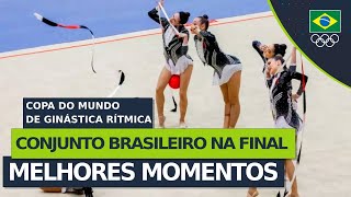 Conjunto do Brasil na grande final da Copa do Mundo de Ginástica Rítmica [upl. by Adnicul700]