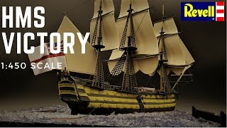 Revell HMS Victory 1450 Scale [upl. by Hinkel490]