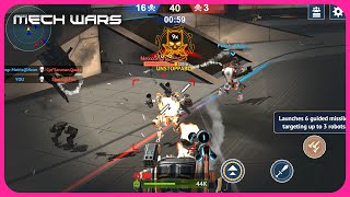 Mech Wars Online Robot Battles Gameplay Demo [upl. by Idalla]