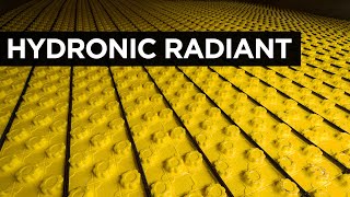 How to implement radiant floor heating Installing viega rapid grid a basement and garage [upl. by Moclam]