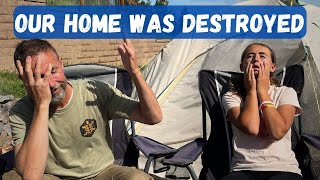 Our Home was Destroyed by Hail Storm and Flash Flood  Our Story Part 10 [upl. by Hooper]