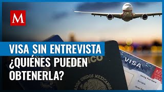 Te contamos quiénes pueden sacar la visa americana en 2024 sin entrevista y en menos de tres días [upl. by Yerggoeg]