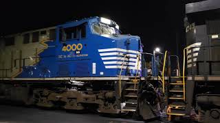 Norfolk Southern Heritage 4000 DC to AC Nighttime Adventure [upl. by Ertemed731]