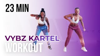 VYBZ KARTEL WORKOUT  DANCEHALL CARDIO WORKOUT  25 MINUTES  BURN UP TO 500 CALORIES [upl. by Llert]