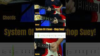 Chop Suey System Of A Down Easy Guitar Tab [upl. by Cherish]