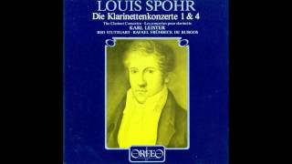 Louis Spohr  Clarinet Concerto No4 Karl Leister [upl. by Sirred426]