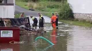 30072014 WUN Unwetter über Oberfanken  Bericht von Brisant [upl. by Aphra]