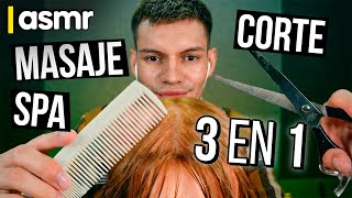 ASMR español roleplay para dormir spa de cabello [upl. by Garzon30]