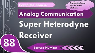 Super Heterodyne Receiver Basics Working Block Diagram Image Frequency Pros amp Cons Explained [upl. by Attiuqaj]