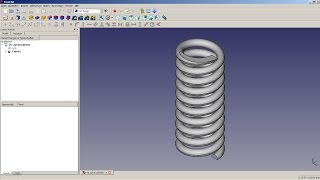 FreeCAD Lesson 06  Compression Spring [upl. by Leahcimauhsoj]