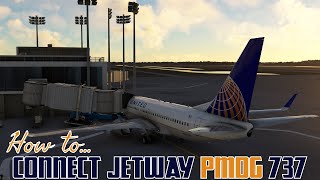 HOW TO Connect Jetway amp Get Rid of Stairs PMDG 737 [upl. by Coughlin]