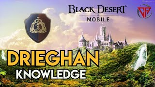 Drieghan Knowledge  Duvencrune Update【Black Desert Mobile 】 [upl. by Martel]