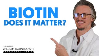 Question and Answer Biotin for hair loss Does it matter [upl. by Hplodnar]