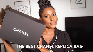 CHANEL MEDIUM CLASSIC FLAP BAG UNBOXING  REPLICA UNBOXING  SHEBAG  Kahunde Doreen [upl. by Neved]