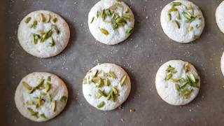 Persian Almond Cookies  Shirini Tabrizi [upl. by Ahsenhoj]