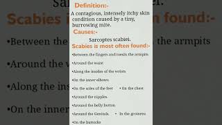 scabies Skin Disease [upl. by Adim]