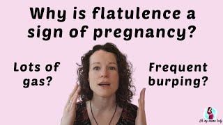 Early Pregnancy Symptoms Gas  Feeling bloated  Burping [upl. by Dollie]