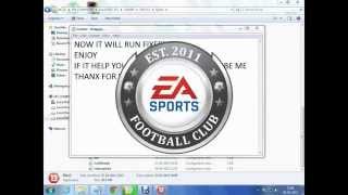 HOW TO FIX EROOR E0001 IN FIFA 1314 FIXED [upl. by Wardieu973]