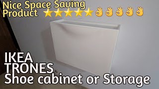 IKEA TRONES Shoe cabinet or Storage unboxing and review [upl. by Winstonn647]