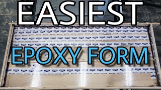 How to make the EASIEST Epoxy Resin Form  Mold [upl. by Annal747]