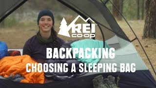 How to Choose Backpacking Sleeping Bags  REI [upl. by Dorman636]