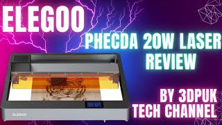 Elegoo Phecda 20w laser review laser elegoo [upl. by Scutt]