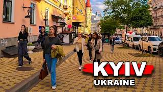 Kyiv Ukraine 🇺🇦  Fall 2024  4KHDR Walking Tour [upl. by Amiarom895]