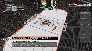 2KHS lite 088  Bruins  Penguins NHL broadcast [upl. by Yremrej961]