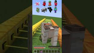 Ultimate Laser vs Mob Test shorts minecraft memes [upl. by Keeryt]