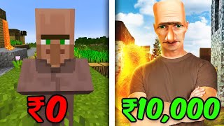 Spending 10000 Rs In Minecraft 💵 [upl. by Anahgem]