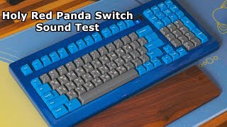 Holy Panda Keyboard Sound Test [upl. by Einiar]