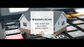 Wohnflächenberechnung aber richtig kurz und knapp [upl. by Llohcin]